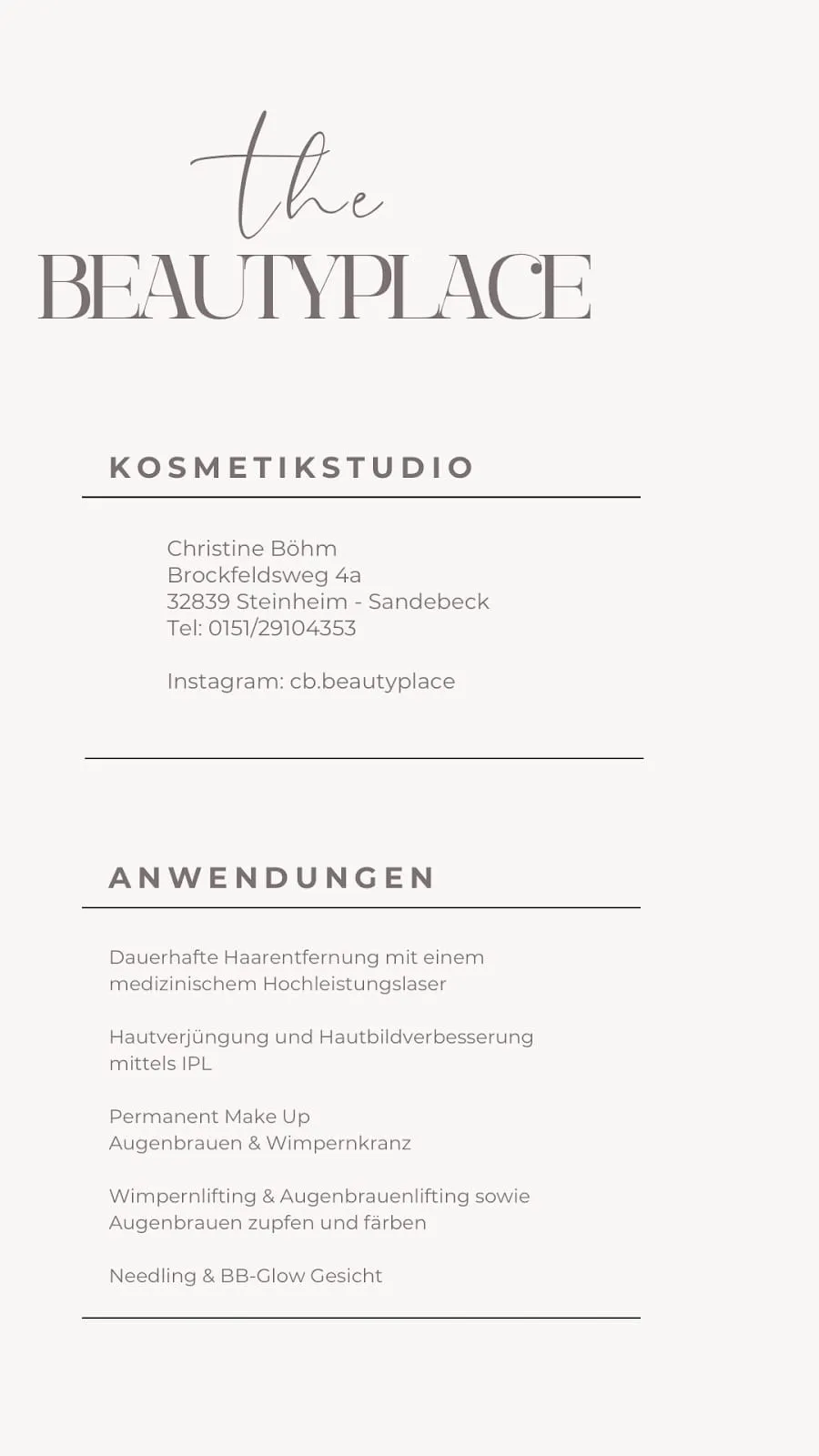 The Beautyplace, Eindruck 4